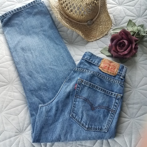 Levi's Denim - VTG LEVIS Soft Faded Straight Denim JEANS 28 x 28